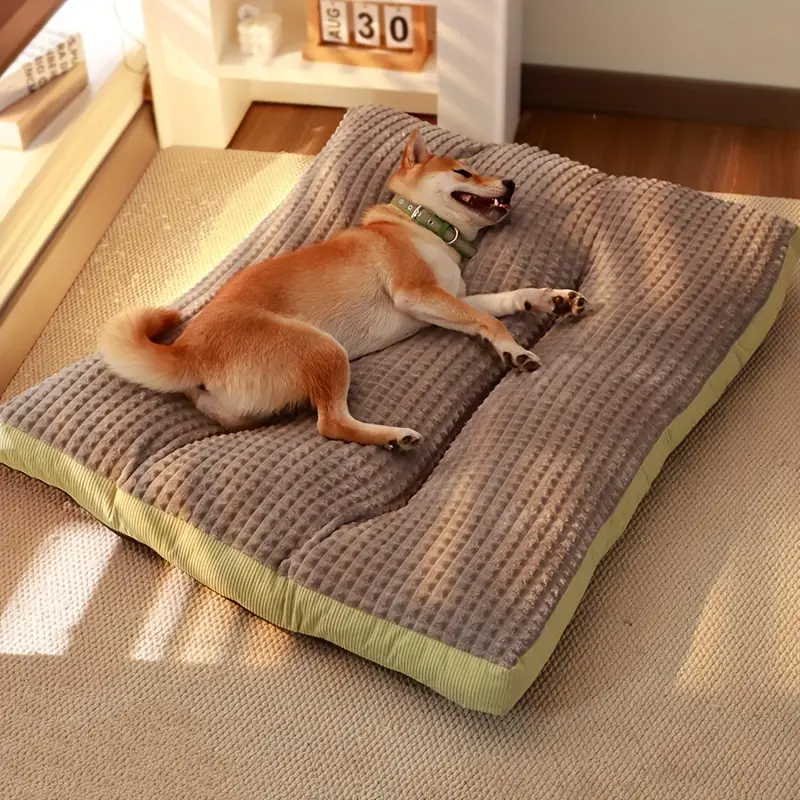 Luxury Waffle Knit Dog Bed - Image 3
