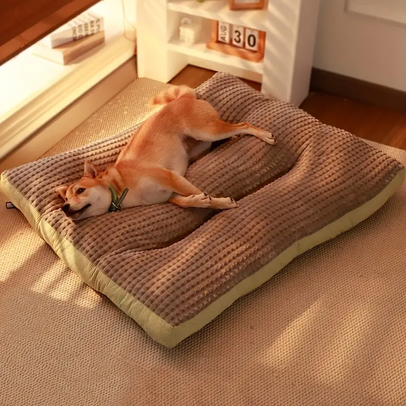 Luxury Waffle Knit Dog Bed - Image 2