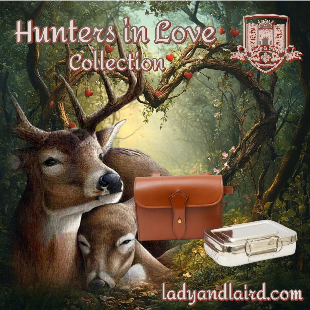 The Hunter’s Heart Sandwich Tin with Leather Case