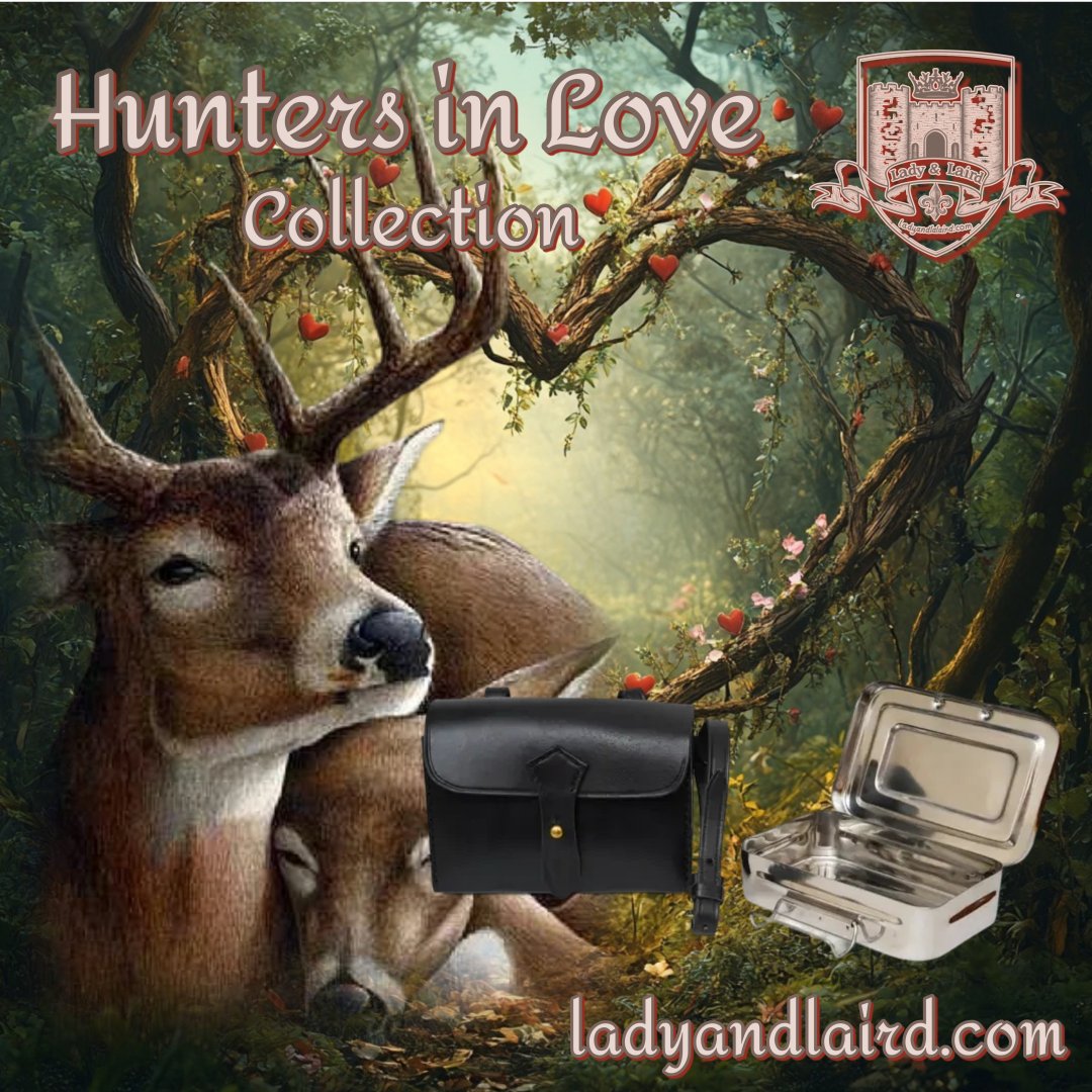 The Hunter’s Heart Sandwich Tin with Leather Case - Image 3